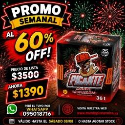 Torta Picante 36 tiros - Nuevo 2025
