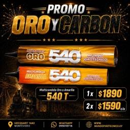 DOS multicandelas de 540 Tiros ( $1590 c/u ) 