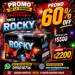Torta Rocky 41 Tiros