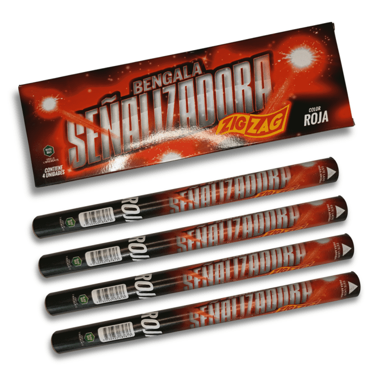 Bengala Se�alizadora Pack x4 Rojo