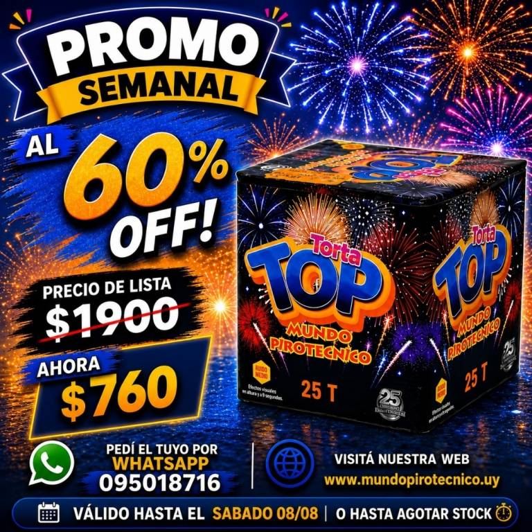 Torta Top 25 Tiros 