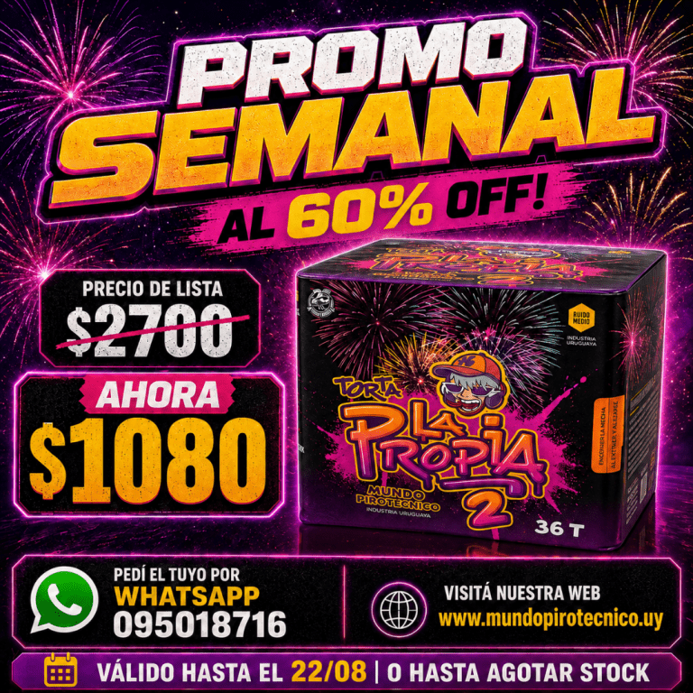 Torta La Propia 2 - 36 tiros - Nuevo 2025 Torta La Propia 2 - 36 tiros - Nuevo 2025