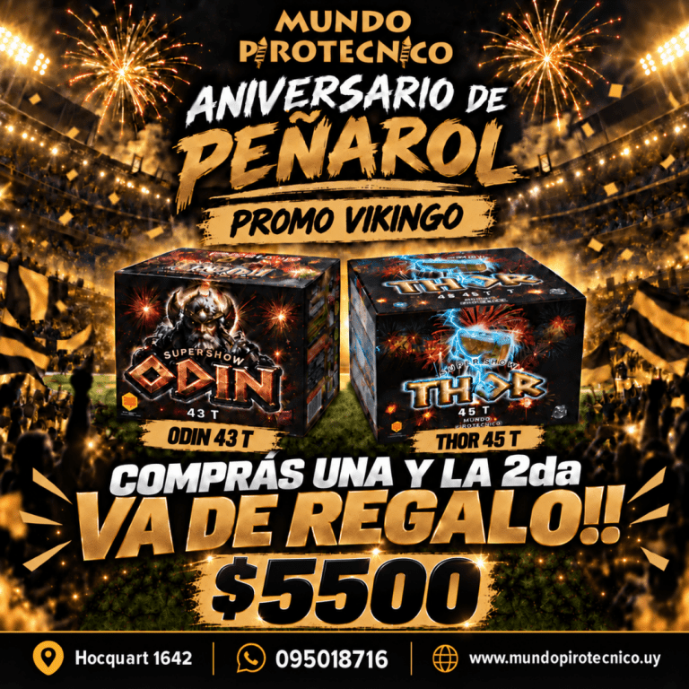 Super Show Odin 43 Tiros + Super Show Thor 45 Tiros DE REGALO!!!